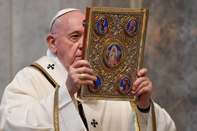 papež Frančišek velikonočna maša | Foto: Reuters