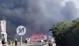 Zahodni Balkan zajelo več sto gozdnih požarov #video