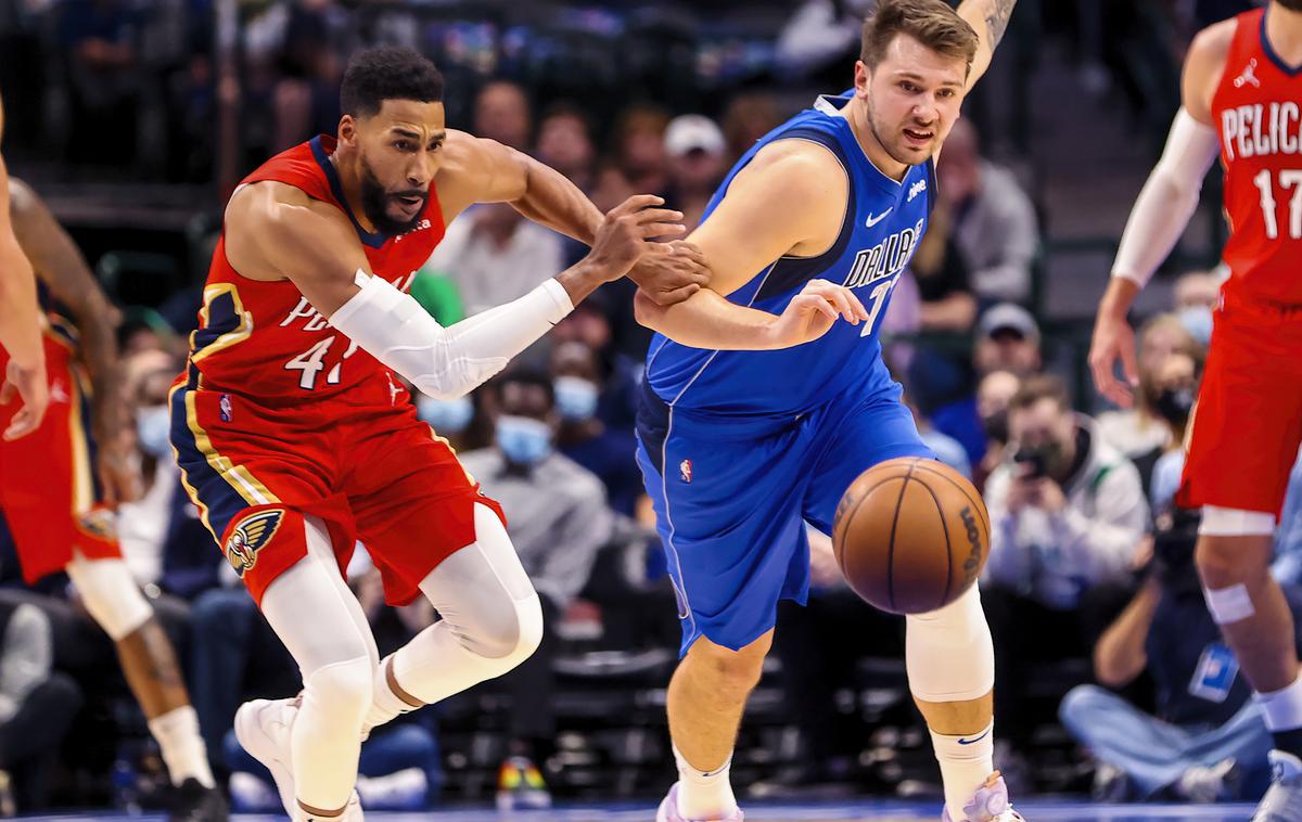 Luka Dončić | Luka Dončić in Dallas Mavericks so izgubili domač spopad z New Orleans Pelicans. | Foto Guliverimage