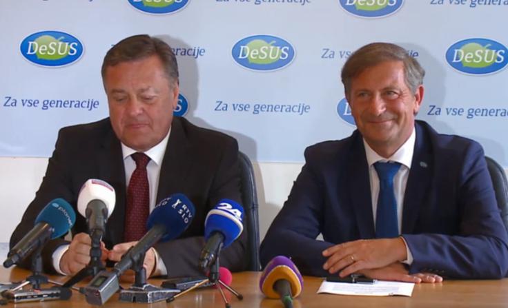Janković, Erjavec | Foto: zajem zaslona/Diamond villas resort