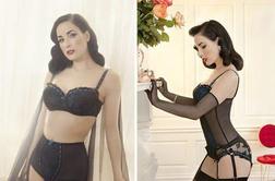Dita Von Teese pozirala za lastno kolekcijo perila