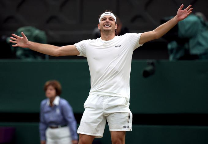 Taylor Fritz je izločil četrtega nosilca. | Foto: Reuters