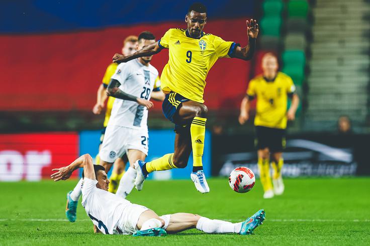 Alexander Isak je nastopil v Ljubljani že leta 2022, ko je Švedska zmagala z 2:0. | Foto: Grega Valančič/Sportida