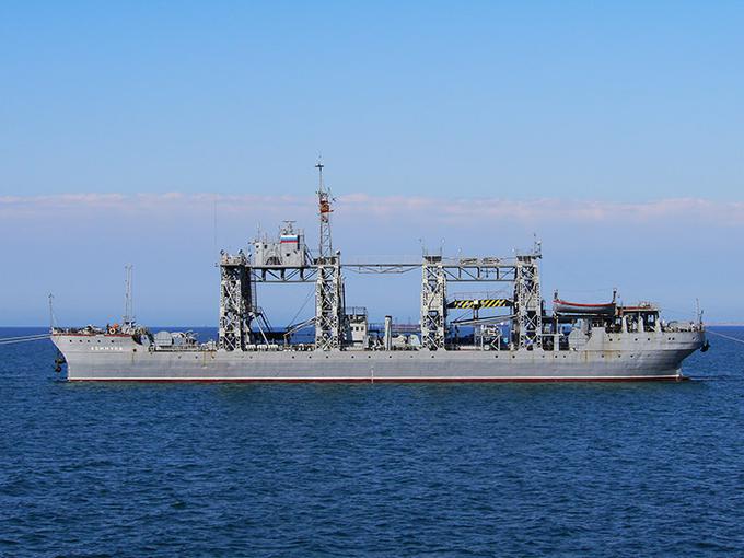 Ladja je še vedno aktivna, nahaja pa se v Sevastopolu na obali Črnega morja. | Foto: Black Sea Fleet (BSF)