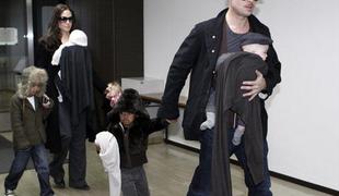 Angelina Jolie bo za božič odpotovala
