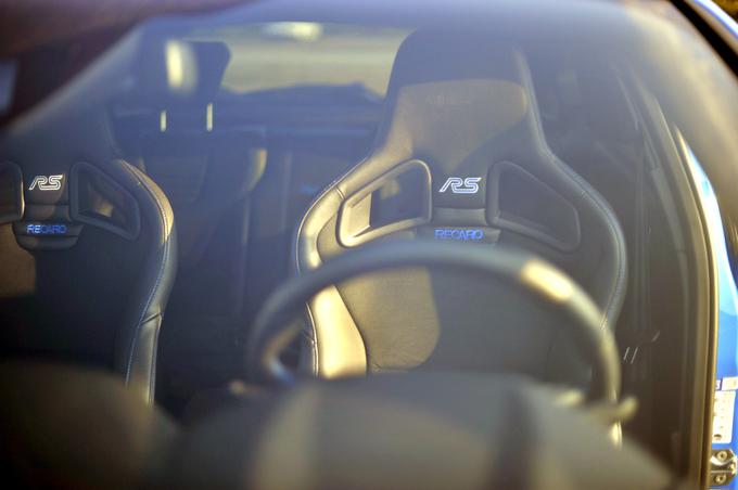 Bistvo forda focusa RS je voznikov užitek. Inženirjev niso zanimali suhoparni podatki o zmogljivostih in teoretični primerjavi s konkurenco. | Foto: Gregor Pavšič