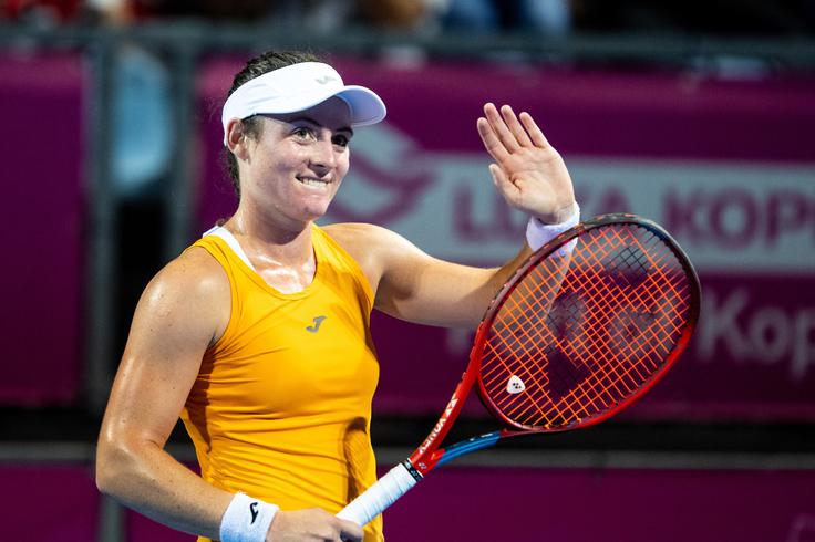 Tamara Zidanšek ostaja edina slovenska predstavnica na turnirju. | Foto: Matic Klanšek Velej/Sportida