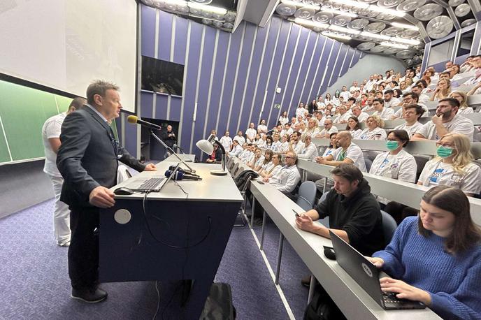 stavka, zdravniki, Fides, UKCL, Damjan Polh | Zdravniška stavka traja od 15. januarja 2024 in je najdaljša zdravniška stavka v zgodovini Slovenije. | Foto STA