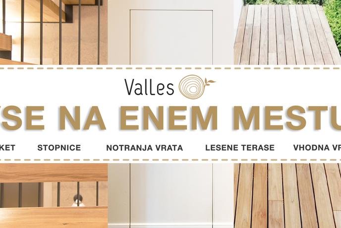 VALLES – Parket, stopnice, notranja vrata, lesene terase (vse na enem mestu) od izvedbe do montaže