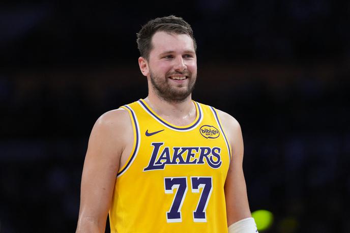 Luka Dončić | Luka Dončić je proti Indiani zablestel s 44 točkami in bil prvo ime večera v Los Angelesu. | Foto Reuters