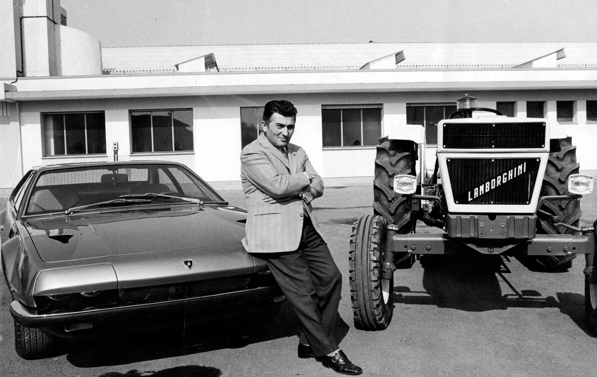 Ferruccio Lamborghini | Ferruccio Lamborghini je izdeloval tako avtomobile in pred tem tudi traktorje. | Foto Lamborghini