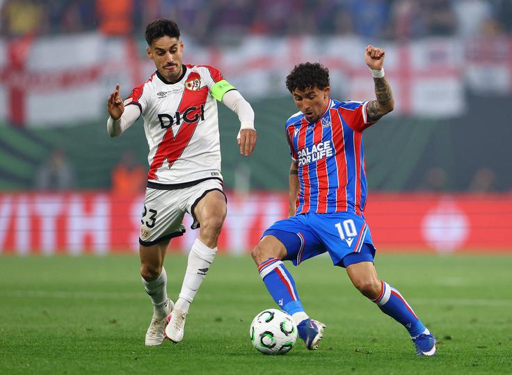 finale konferenčne lige Crystale Palace Rayo Vallecano | Foto: Reuters