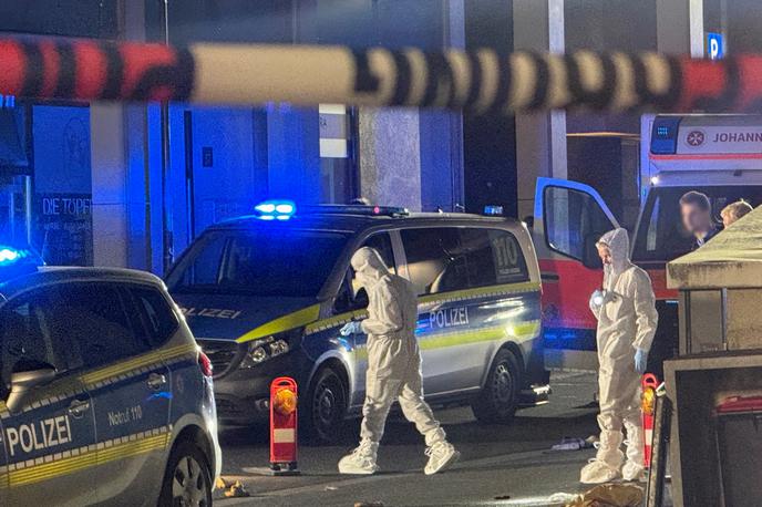 Napad v Nemčiji | Motiv in okoliščine zločina za zdaj niso znani, policija in državno tožilstvo pa nadaljujeta intenzivno preiskavo. | Foto Profimedia