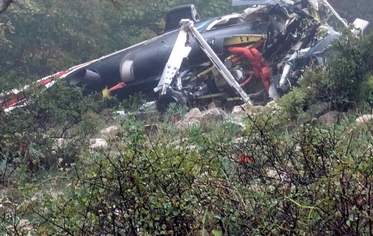 Helikopterska nesreča | V helikopterski nesreči je umrlo sedem ljudi. | Foto Twitter /  Helicopter Accidents