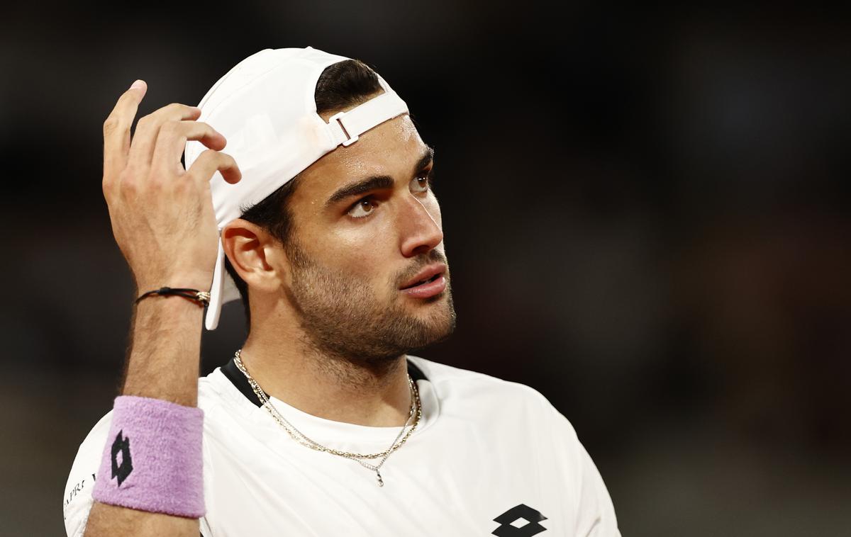 Novak Đoković Matteo Berrettini | Matteo Berrettini odpovedal še nastop v Davisovem pokalu. | Foto Guliverimage