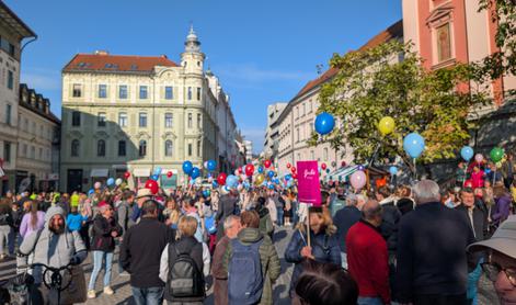 Na ljubljanskih ulicah nasprotniki in zagovorniki