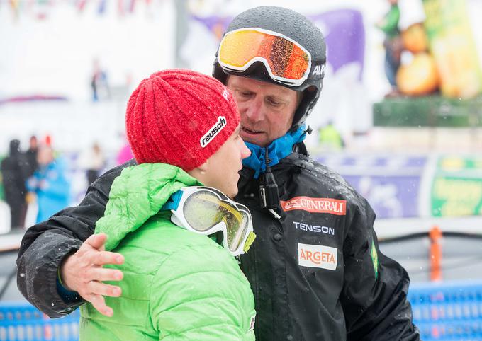 "Žan je dejansko naredil velik preskok v slalomu v primerjavi z lanskim letom," pravi Bergant | Foto: Vid Ponikvar