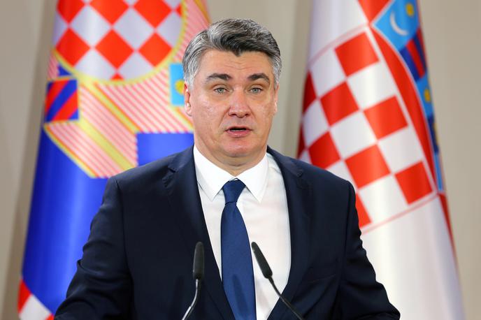 Zoran Milanović | Hrvaški predsednik je v torek po poročanju časnika Jutarnji list govoril o možnosti umika 80 hrvaških vojakov, ki delujejo v Natovi misiji Okrepljena prednja prisotnost na Poljskem. | Foto Reuters