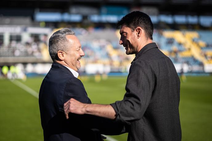 Stojanović Riera | Nazadnje sta se Slaviša Stojanović in Albert Riera pomerila v soboto za točke v knežjem mestu. Celjani so vodili z 2:0, a na koncu ostali brez vsega. | Foto Jure Banfi