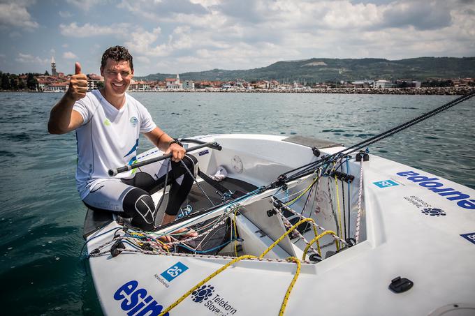 44-letni Žbogar je edini slovenski jadralec s tremi olimpijskimi medaljami. | Foto: Vid Ponikvar