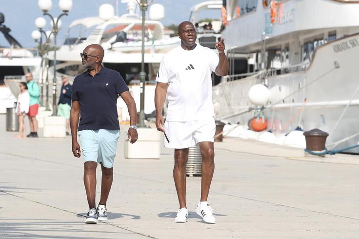 Magic Johnson v Trogirju | Foto: Ivo Cagalj/PIXSELL