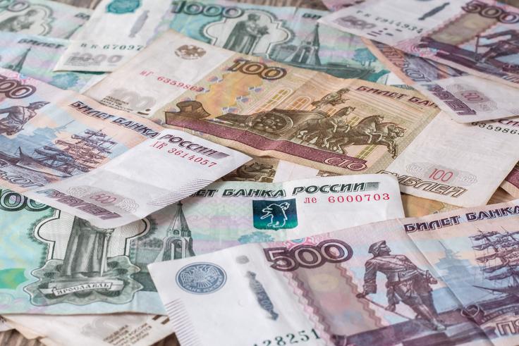 rubelj. rublji. padec. vrednost. | Foto: Shutterstock