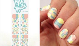 Retro stil: namesto laka nalepke!