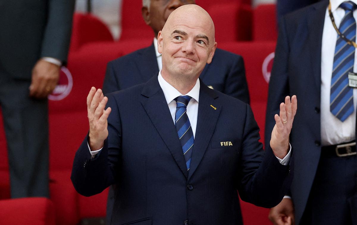 Gianni Infantino | Predsednik Fife Gianni Infantino se že veseli SP 2026, na katerem bo nastopilo kar 48 reprezentanc. | Foto Reuters