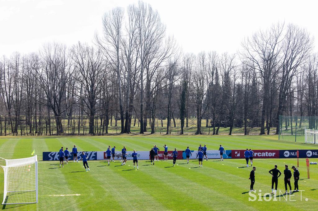 Trening Slovenska nogometna reprezentanca Brdo