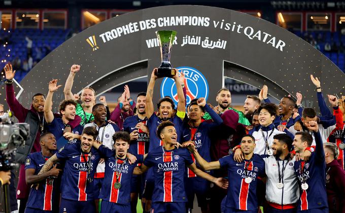 PSG je pred dnevi osvojili francoski superpokal. | Foto: Reuters