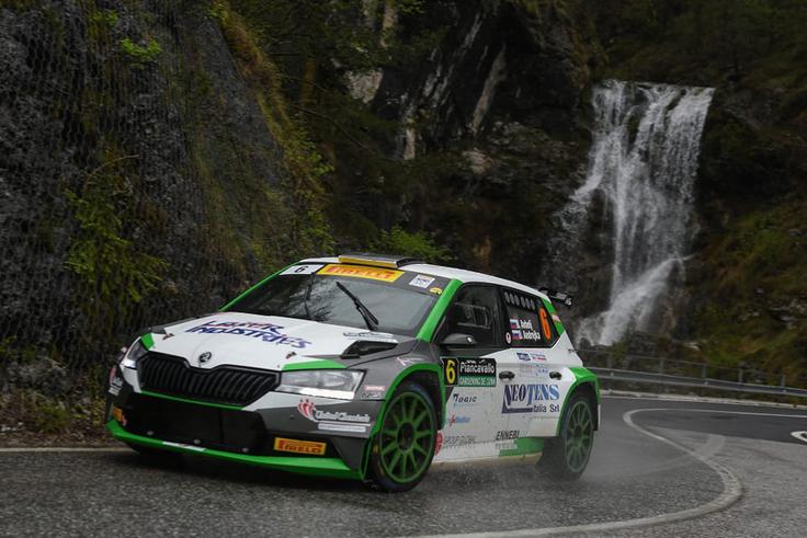 Slovenca sta bila za volanom škode fabia rally2 evo. | Foto: Luca AmicoRally Dal Porto