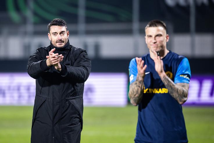 Albert Riera zelo ceni in spoštuje Franka Kovačevića, podobno velja tudi v obratni smeri. Bosta Španec in Hrvat sodelovala tudi spomladi? | Foto: Jure Banfi