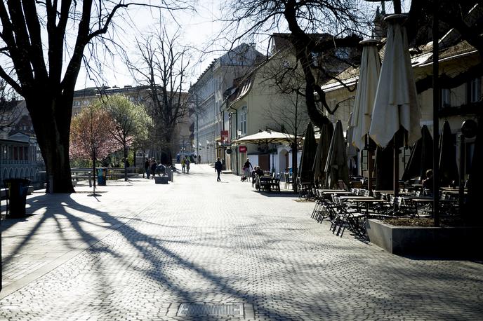 Ljubljana danes | Ljubljana teden dni po razglasitvi epidemije koronavirusa v Sloveniji | Foto Ana Kovač