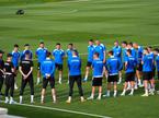 slovenska nogometna reprezentanca trening