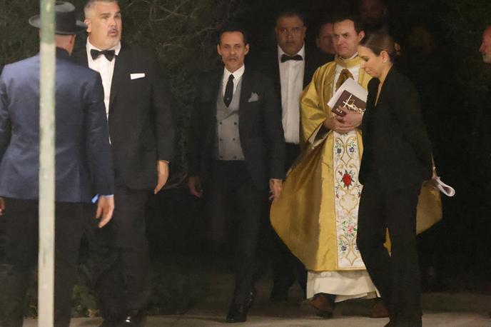 Marc Anthony poroka | Marc Anthony je na slovesnosti nosil obleko Christiana Diorja. | Foto Profimedia
