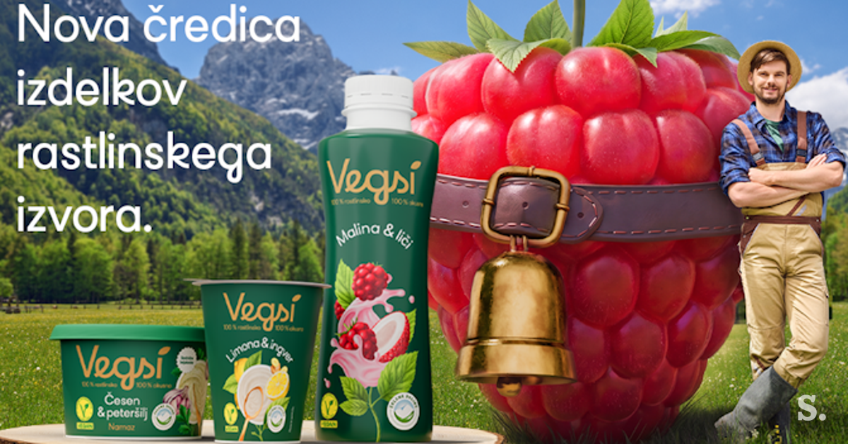 Mlekarna Celeia predstavlja VEGSI, svojo novo linijo 100-odstotno...