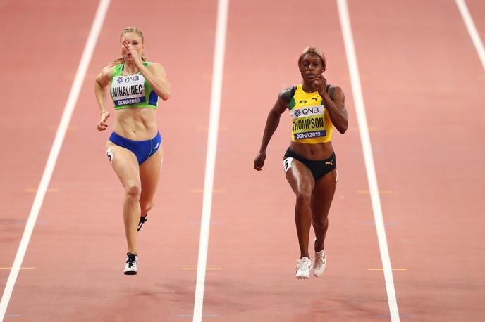Maja Mihalinec | Maja Mihalinec je na 200 metrov dosegla osebni rekord, izpolnila olimpijsko normo in se uvrstila v polfinale. | Foto Getty Images