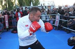 Mr. Simpatikus treniral sredi Ljubljane (foto)