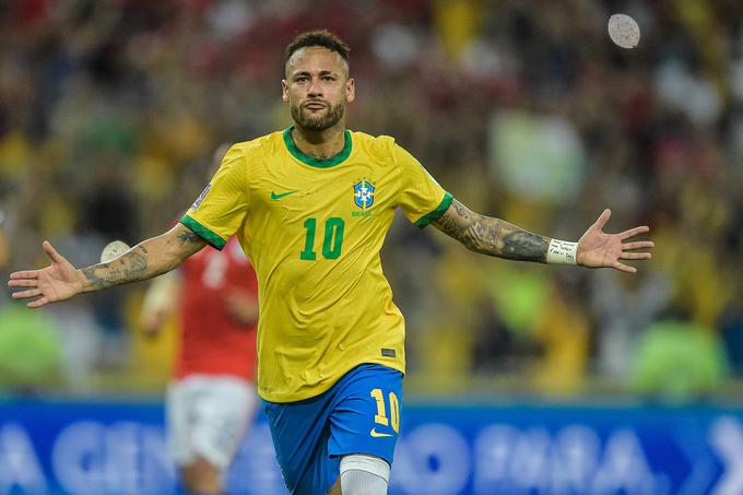 Prvi zvezdnik brazilske reprezentance je napadalec PSG Neymar. | Foto: Guliverimage/Vladimir Fedorenko