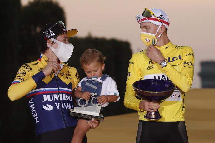 Roglič Pogačar | Primož Roglič in Tadej Pogačar ostajata na vrhu lestvice UCI. | Foto Reuters