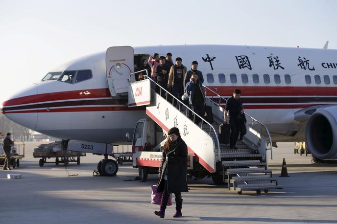letališče Peking | Pristanek letala China United Airlines na zdaj že nekdanjem letališču Nanyuan. | Foto Reuters
