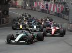 Monako štart Kimi Antonelli Lewis Hamilton
