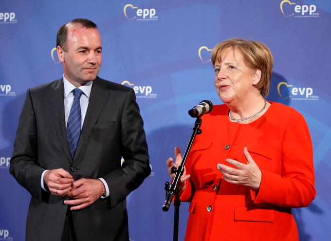 Angela Merkel je do zdaj zagovarjala imenovanja Manfreda Webra na čelo Evropske komisije. | Foto: Reuters