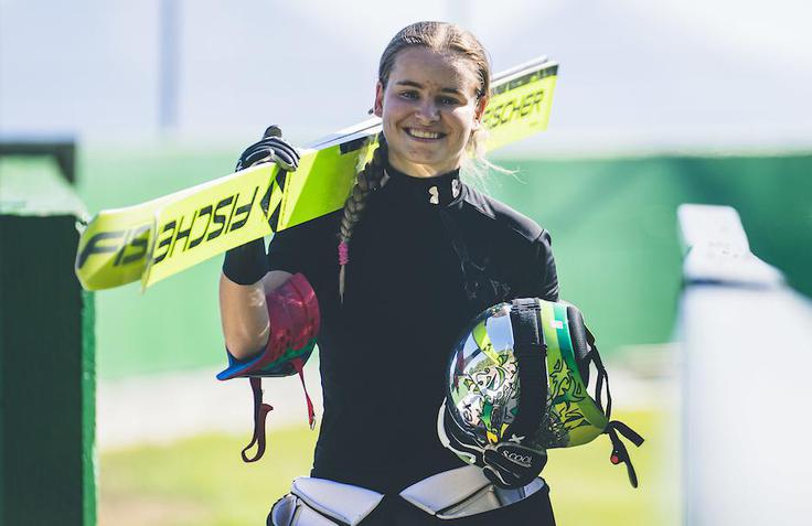 Nika Križnar je po šestih zaporednih zmagah zasedla drugo mesto. | Foto: Grega Valančič