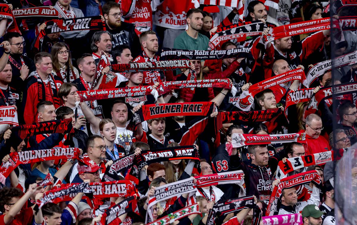 Kölner Haie | Na tekmah nemškega hokejskega prvoligaša Kölner Haie je bilo v rednem delu sezone v povprečju največ gledalcev, 17.829, kar je nov rekord v Evropi. | Foto Guliverimage