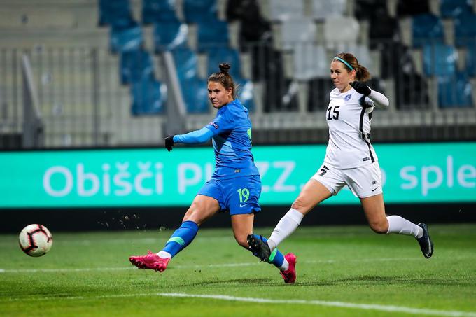 slovenska ženska nogometna reprezentanca, Slovenija : Estonija, december 2020 | Foto: Sportida