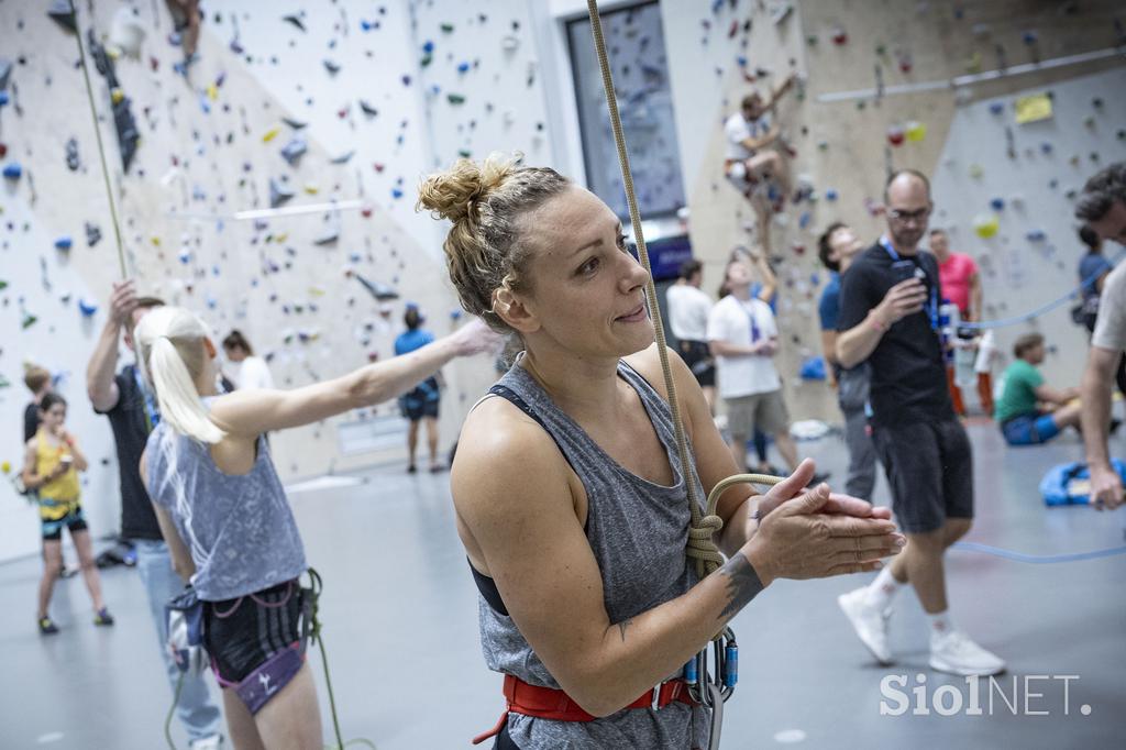 Janja Garnbret Plezalni center Slovenska Bistrica
