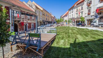 Slovenski trg na Ptuju bodo preuredili v travnik