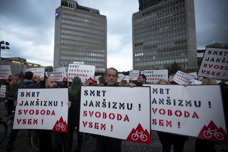 Koesarski protest 5.6.2020 | Foto: Bojan Puhek