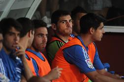Casillas prikovan na klopi, tudi ko ni Mourinha